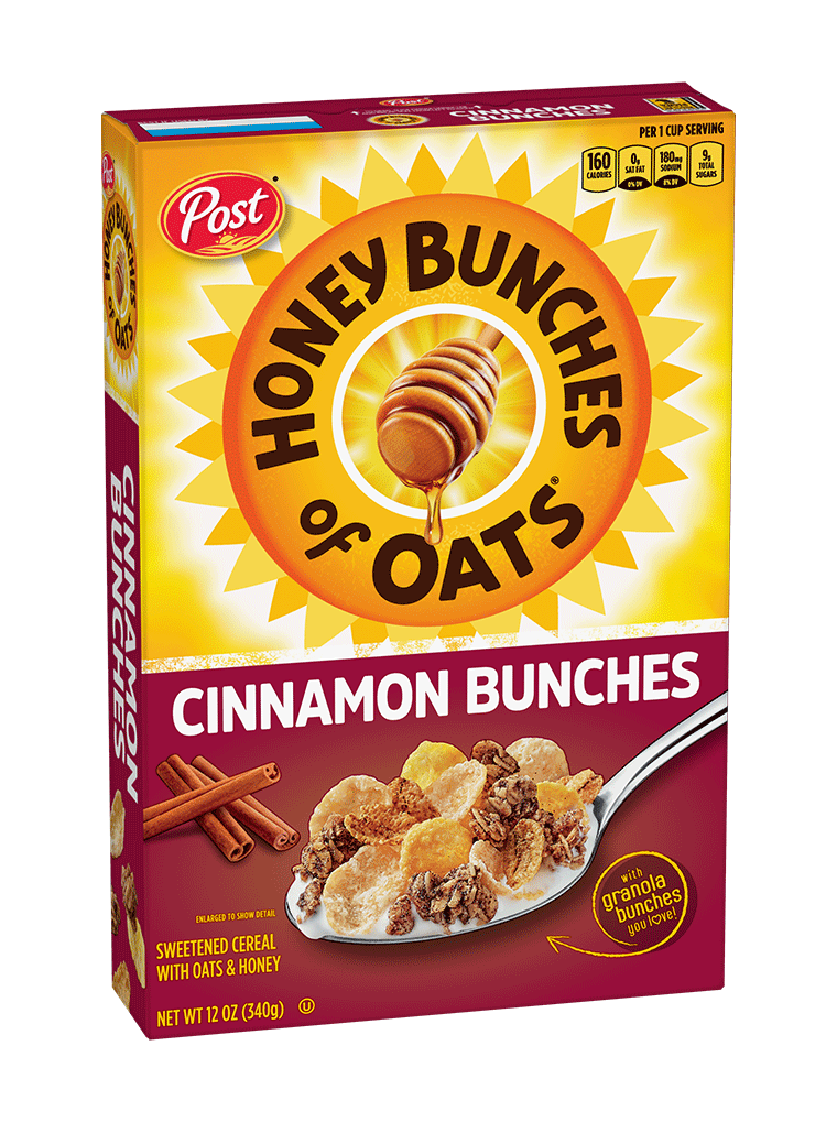 Honey Bunches of Oats Cinnamon Bunches cereal