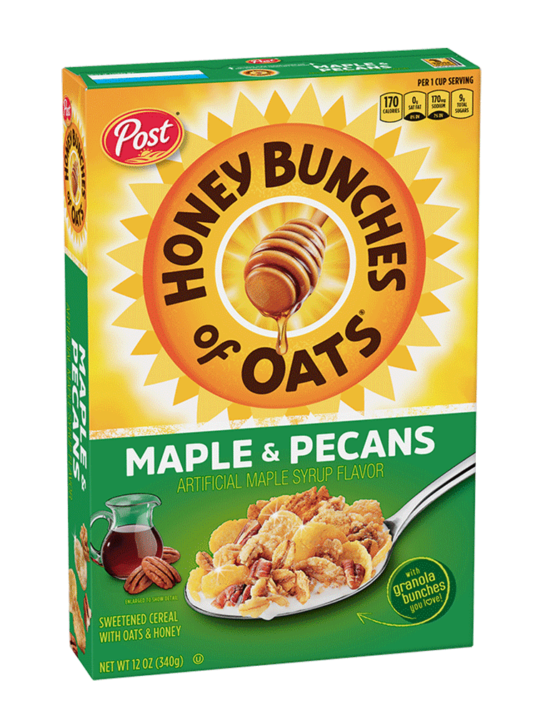 Honey Bunches of Oats Maple & Pecans cereal