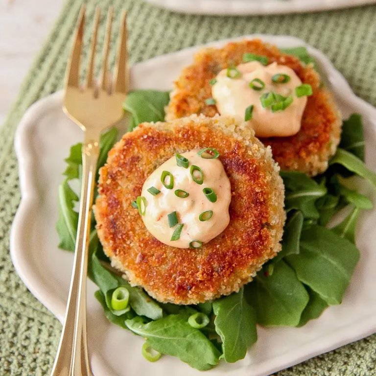 Crab Cakes with Sriracha-Lime Mayonnaise