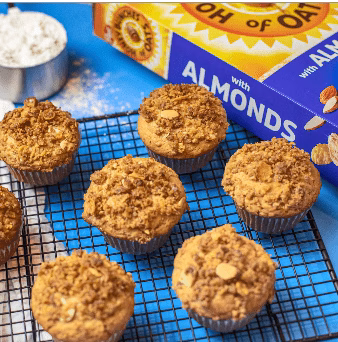Honey Bunches of Oats with Almonds Cereal and Brown Sugar Muffins