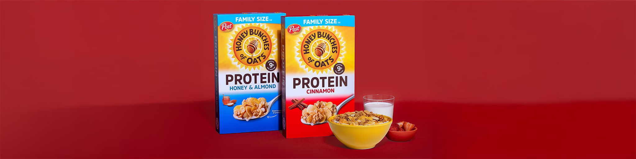 Honey Bunches of Oats protein cereal