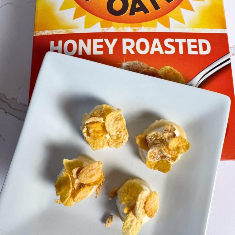 Honey Bunches of Oats Frozen Banana Yogurt Bites