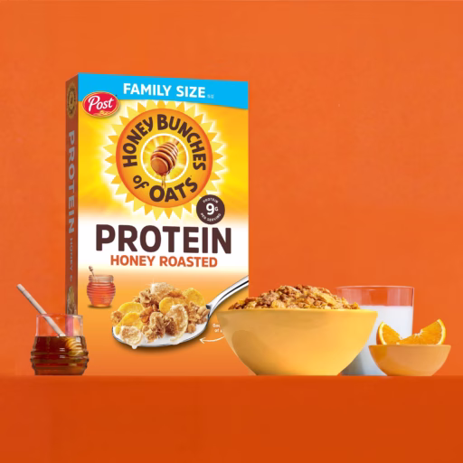 Honey Bunches of Oats Protein Honey Roasted Cereal