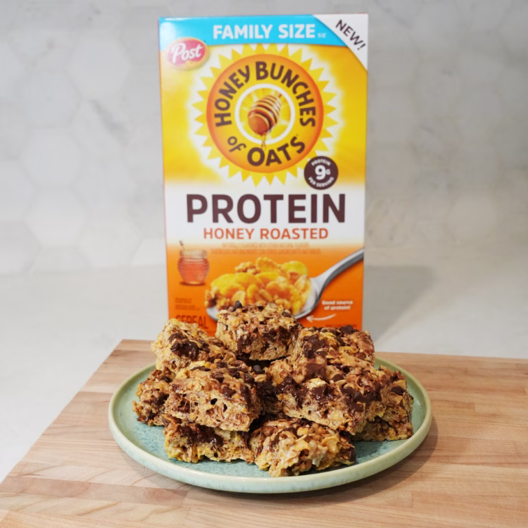 S’mores Bars with Honey Bunches of Oats Protein